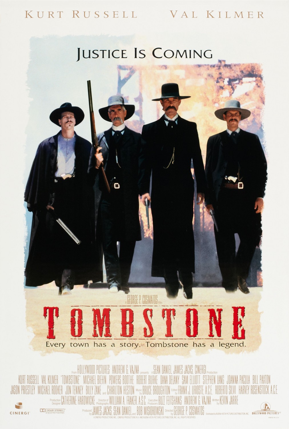 Movie poster for Tombstone