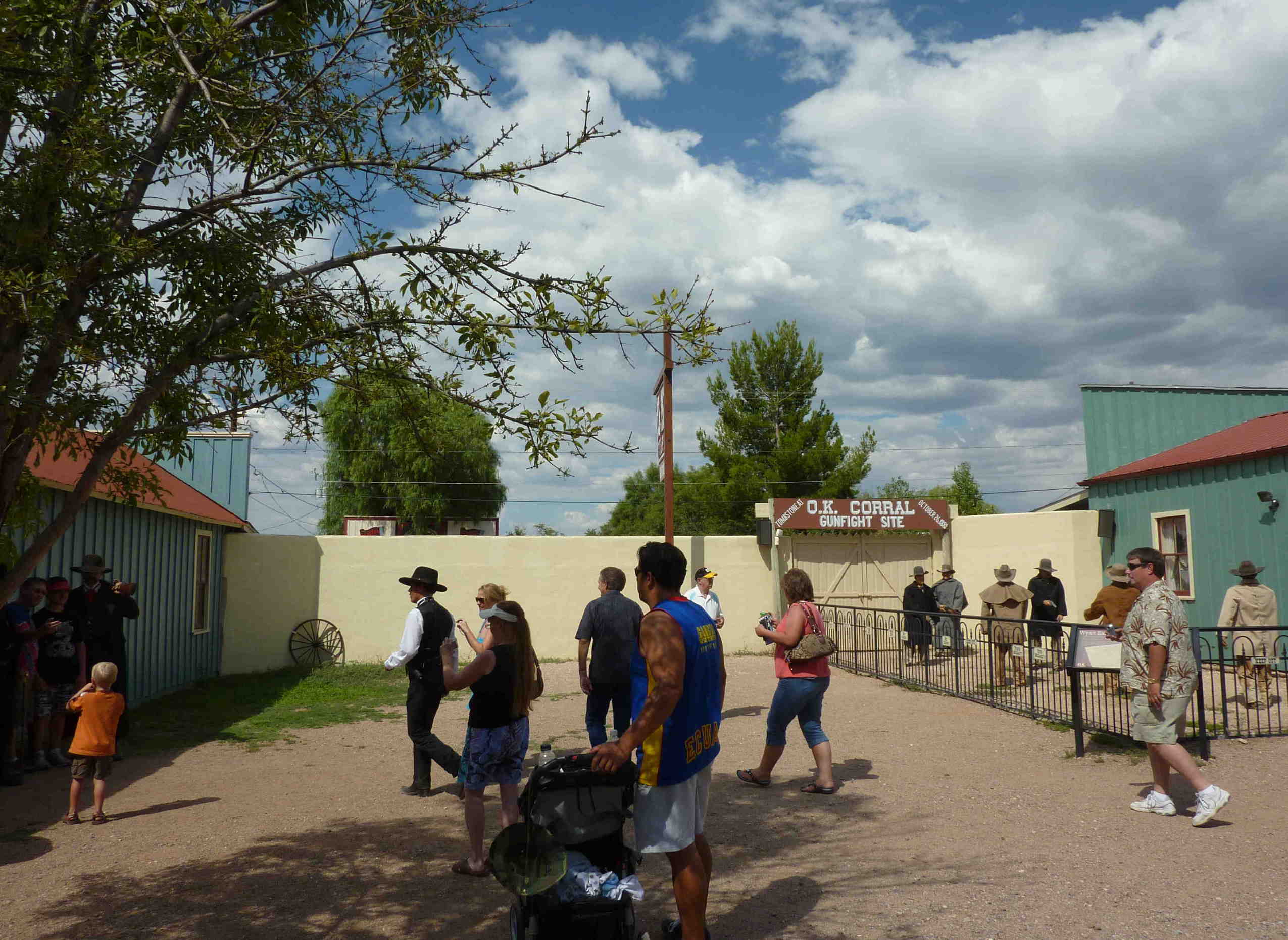 Gunfight site at the O.K. Corral